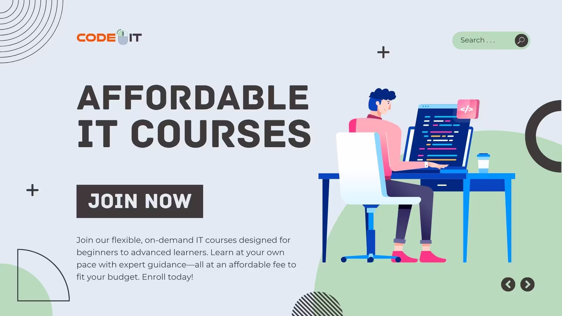 Learn IT courses at affordable Fee