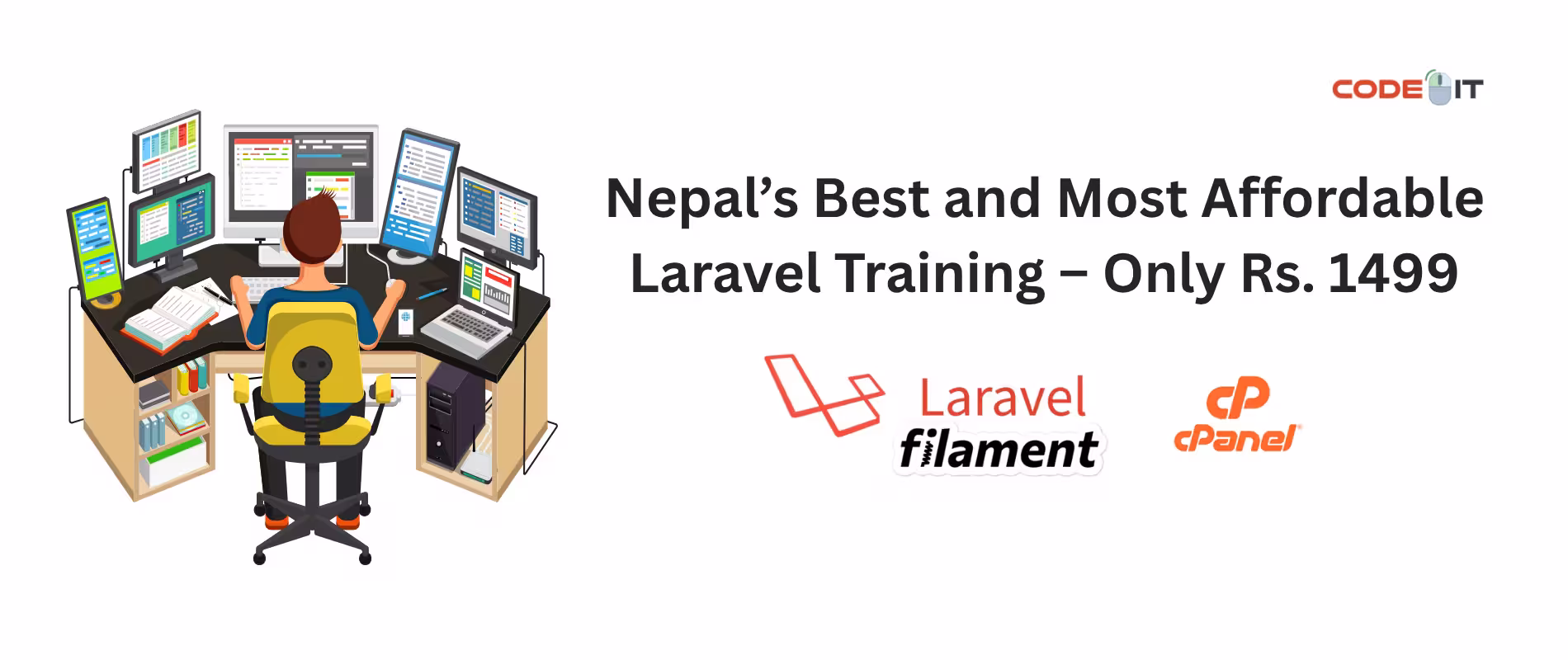 Nepal’s Best and Most Affordable Laravel Training – Only Rs. 1499