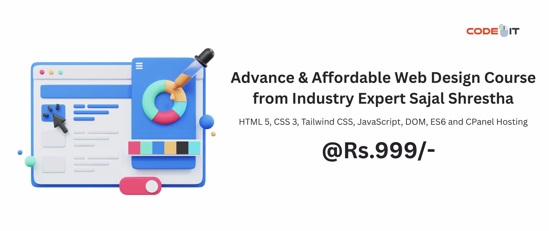 Unbeatable Web Design Course from Industry Pro Sajal Shrestha – Master Web Skills in Just 14 Days!