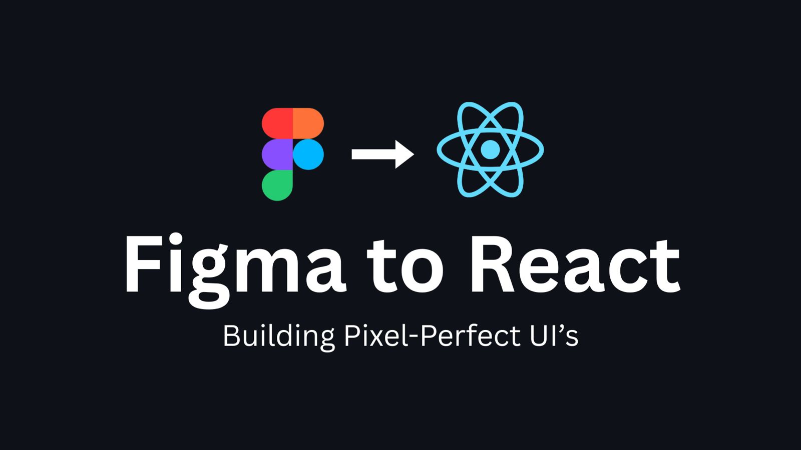 Featured image for Figma to React course