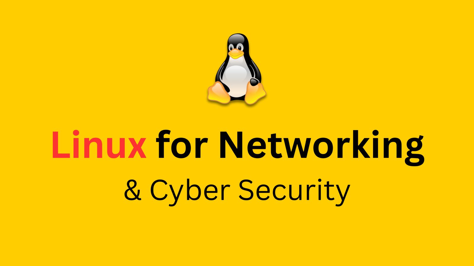 Featured image for Linux for Networking & Cyber Security course