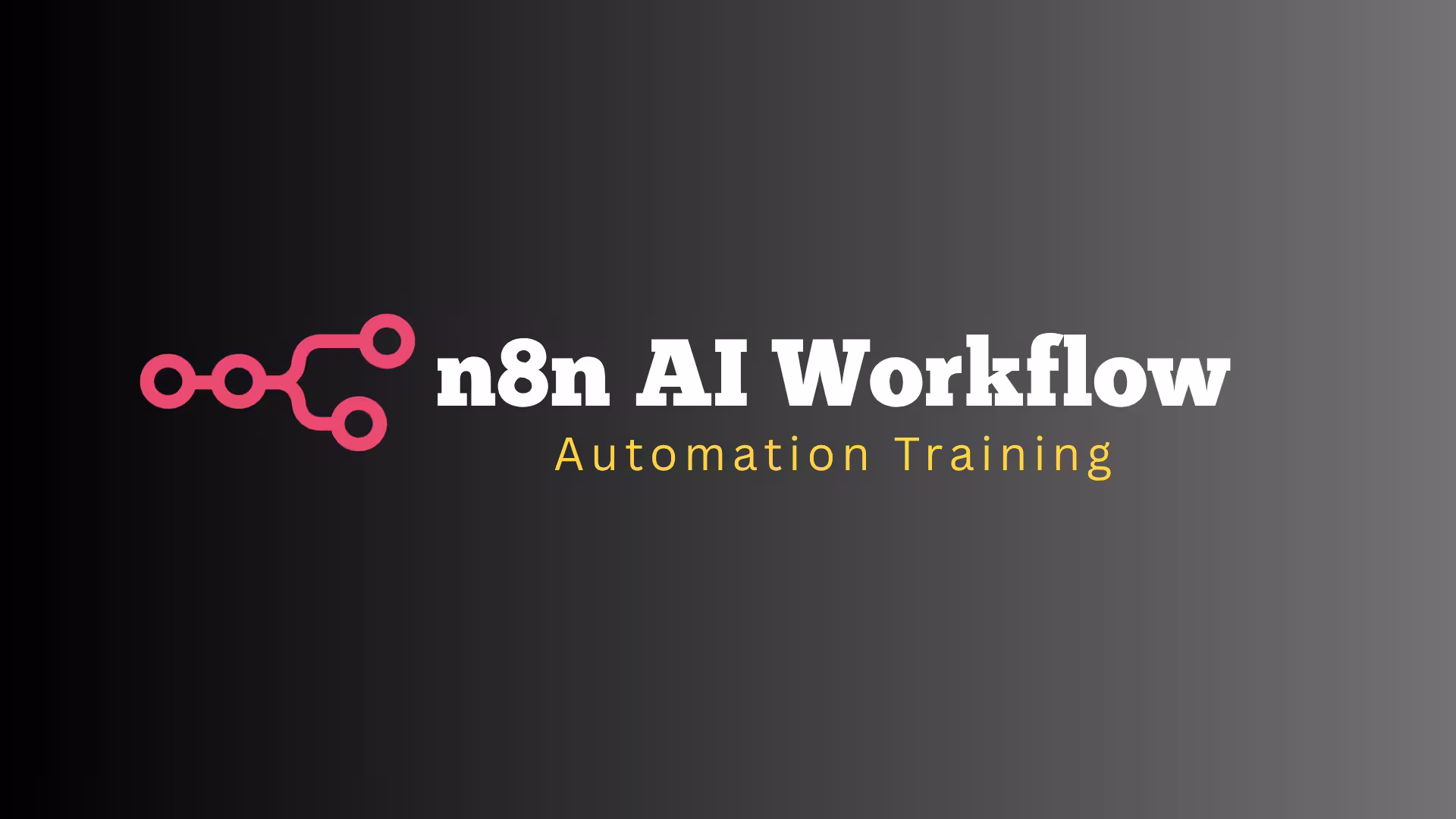 Featured image for n8n AI Workflow Automation Training course