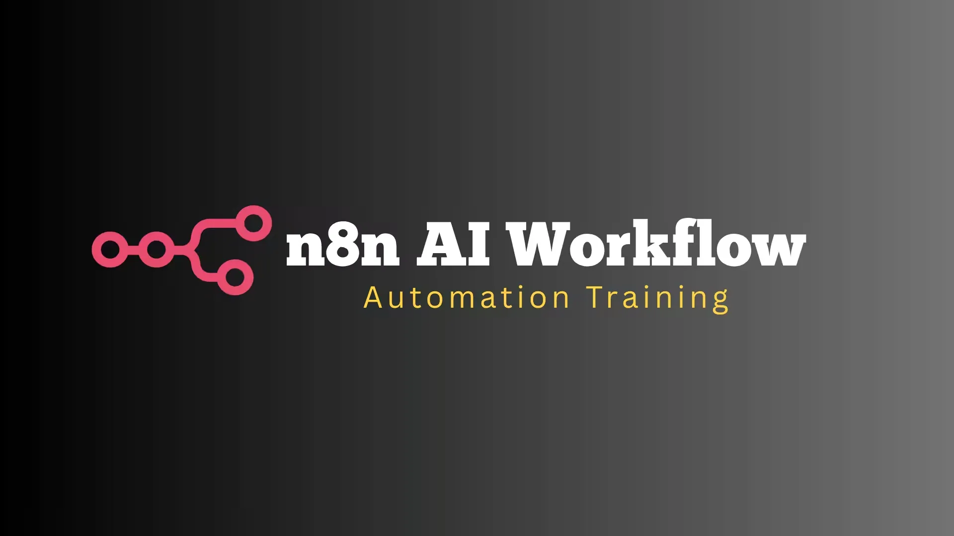 n8n AI Workflow Automation Training